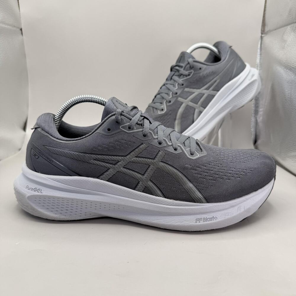 Asics Gel Kayano 30 Shoes Mens Size 10 Gray Mesh Running Sneakers 1011B548